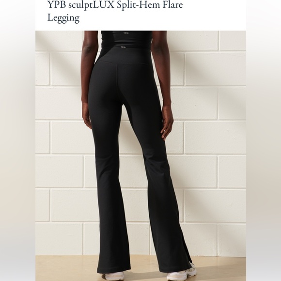 Abercrombie YPB SculptLUX Split-Hem Flare Legging - Picture 3 of 6
